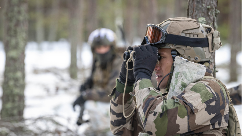 Nos militaires français engagés au sein de l’eFP Estonie renforcent les capacités opérationnelles.