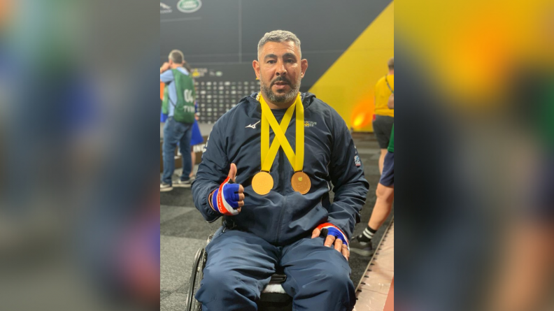Nicolas MARFIL médaillé aux Invictus Games 2022.