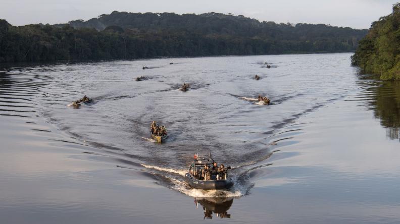 Exercice en Guyane