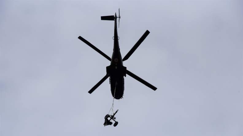 SLING d’un mortier 120 mm.