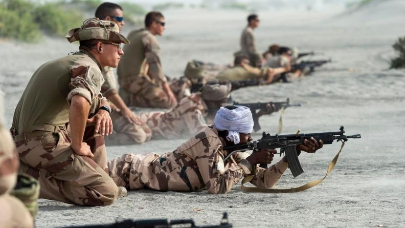 Formation du bataillon tchadien, projeté au Mali au sein de la Minusma.