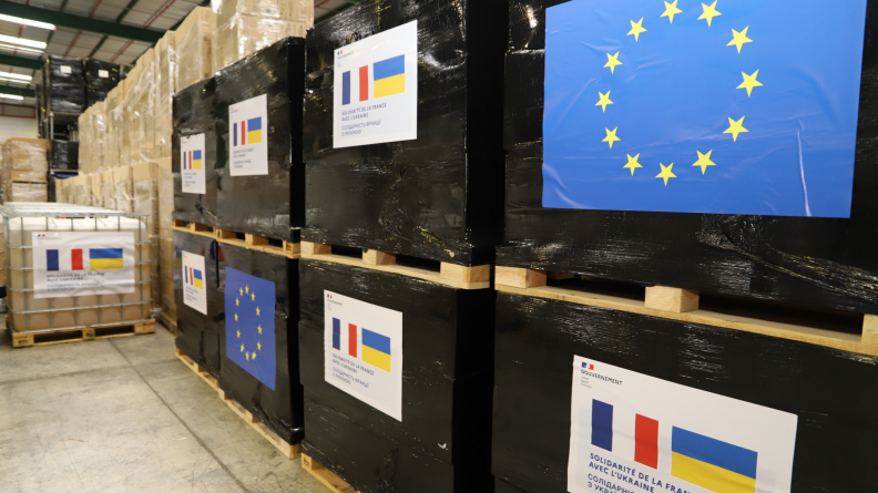 Colis à destination de l'Ukraine.
