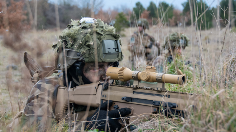 Opération aéroportée de la 11e brigade parachutiste pour l'exercice Orion.