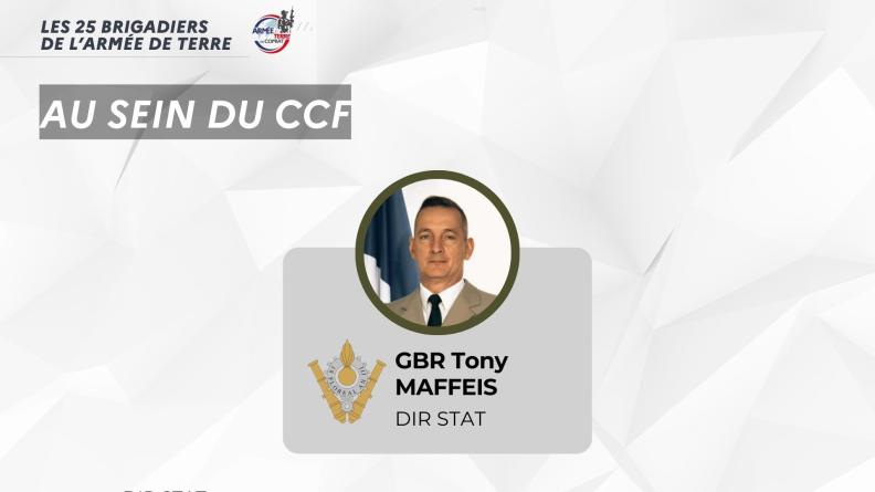 Général de brigade Tony Maffeis.