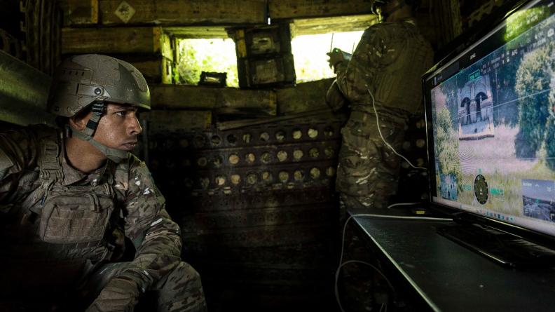 L’exercice tactique drone AIN TAYA de la 7e brigade blindée