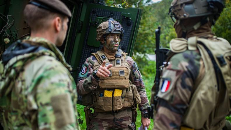 Les soldats français et belges sont engagés en Belgique sur Celtic Uprise 24