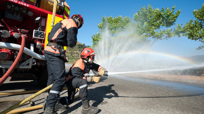 Exercice dans le secteur d'Ajaccio pour les hommes de l'UIISC 1.
