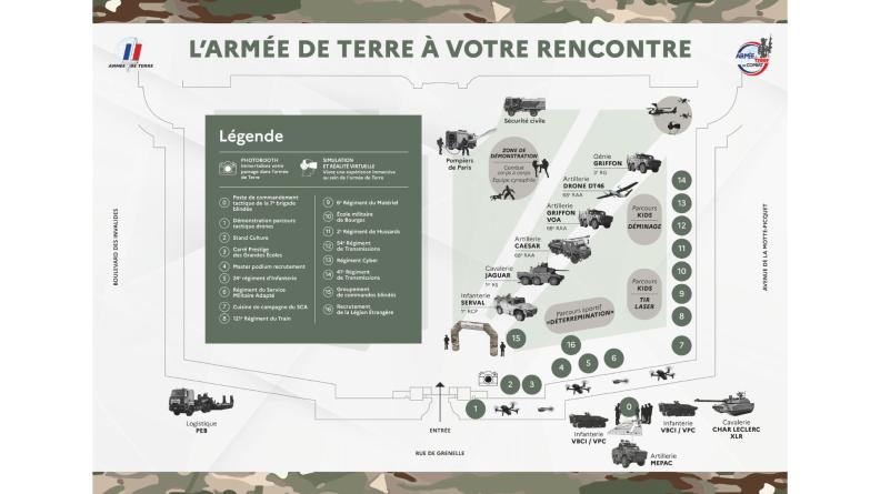 Plan de l'opération de relations publiques de l'armée de Terre 