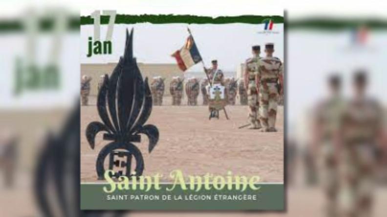 Saint Antoine, Saint patron des Légionnaires