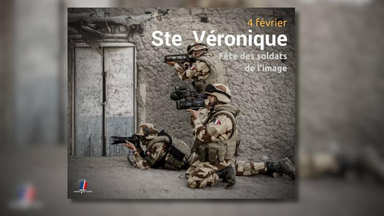 Saint Véronique, Sainte patronne des photographes et cinéastes de la Défense (ECPAD)