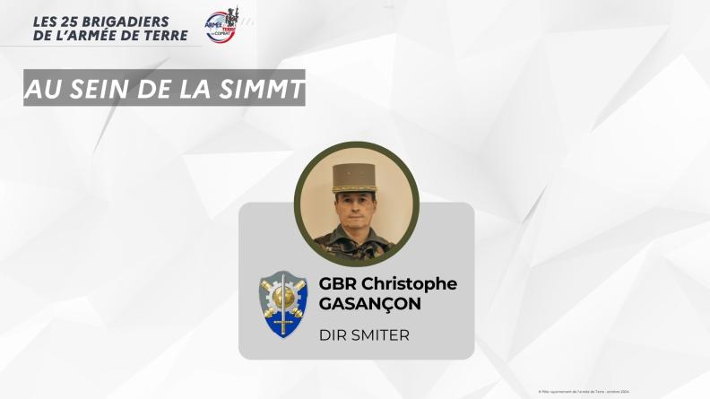 Général de brigade Christophe Gasançon.