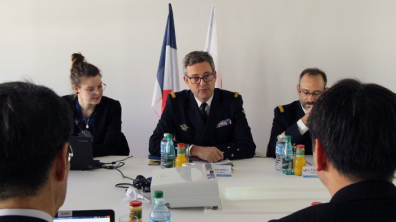 Le Coordonnateur défense pour la sécurité des espaces maritimes reçoit une délégation japonaise