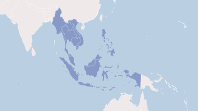 Carte de l'Asie du Sud-Est