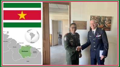 Visite du chef d’état-major des armées du Suriname