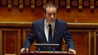 Archive - Sébastien Lecornu à la tribune du Sénat le 26 octobre 2022.