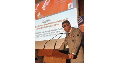 Général de Courrèges à AEF Info 