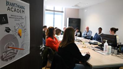 Les communicants des organismes membres d'ACADEM réunis pour définir le futur logo