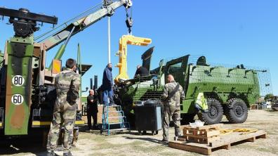 Essais de soutien du GRIFFON, réalisés fin 2018 à Nouâtre.Crédits photo : ADC Romain B. - SIMMT 2018