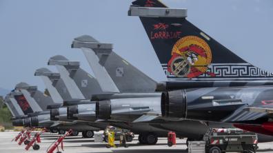 SEPT RAFALE SONT DÉPLOYÉS EN GRÈCE