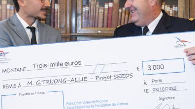 REMISE DE BOURSES ESPACE PAR LA FONDATION DES AILES DE FRANCE
