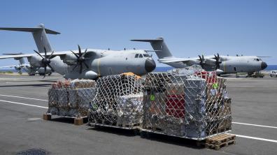 Base aérienne de La Réunion : un pont aérien pour répondre à l’urgence humanitaire