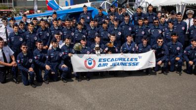 Les escadrilles air jeunesse de Paris, Angers et Luxeuil au salon du Bourget