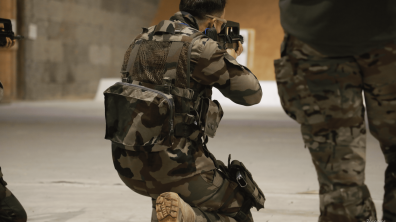 Une épreuve de tir était au programme