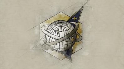 Illustration de l'insigne du Commandement de l'Espace
