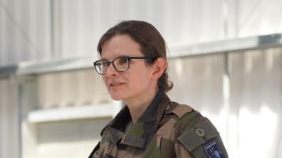 Capitaine de corvette Claire, cybercombattante au COMCYBER, directrice de l'exercice DEFNET
