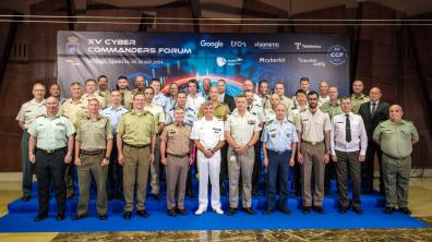 Les commandants de la cyberdéfense au CCF en Espagne