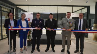 Inauguration du nouveau bâtiment 828 du COMCYBER au quartier Stéphant