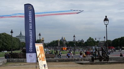Stand du SCA dans les jardins des Invalides