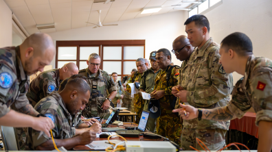 exercice des forces armées en Nouvelle-Calédonie