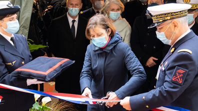 La ministre des Armées inaugure l’espace ATLAS « Familles » de la BdD de Toulon