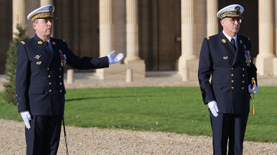 le commissaire général hors classe Philippe JACOB et le CRG2 Olivier AVEROUS