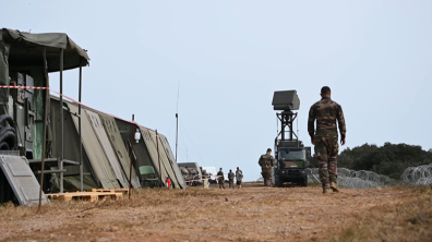unités de l’armée de l’air et de l’espace (AAE) déployées dans le massif de la Gardiole. 