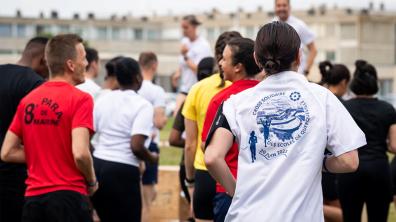Activités sportives organisées au profit de la solidarité envers blessés des armées