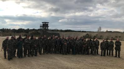  Le DET-SH en camp intermédiaire à Mourmelon