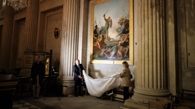 inauguration d’œuvres restaurées