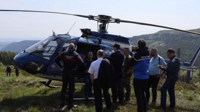 Visite du CSFM auprès des unités de gendarmerie du Cantal