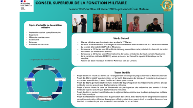 Infographie bilan de la session 110-2 du CSFM