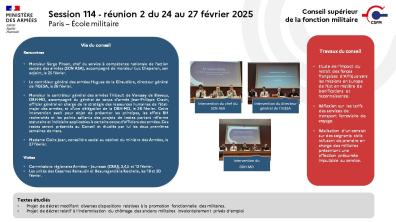 Bilan de la deuxième réunion de la session 114 du CSFM