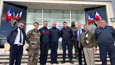 Visite du CSFM à la préfecture d'Evreux