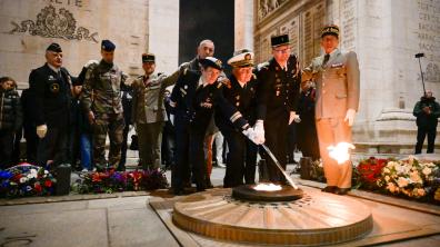 Le CSFM a ravivé la Flamme du soldat inconnu le 17 décembre 2024
