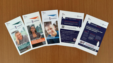 Flyers de l'offre de service de Défense mobilité