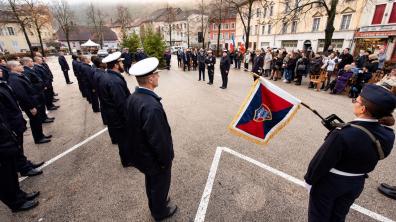 Cérémonie de remise de calots à Nantua
