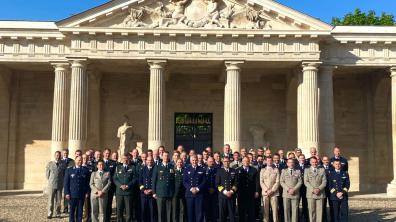 Rencontre entre les auditeurs du CHEM et leurs homologues du Danish Senior Officers Course, 2022