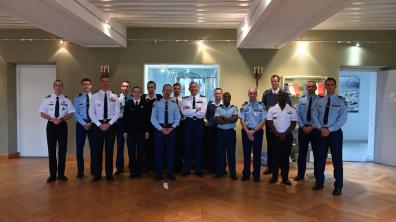 Visite de la Garde nationale 