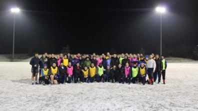 L'équipe de rugby de l'École de guerre s'entraîne au Centre National des Sports de la Défense