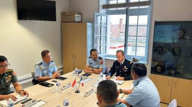 Visite du Directeur de l’École de Guerre indonésienne à la DEMS le 29 septembre